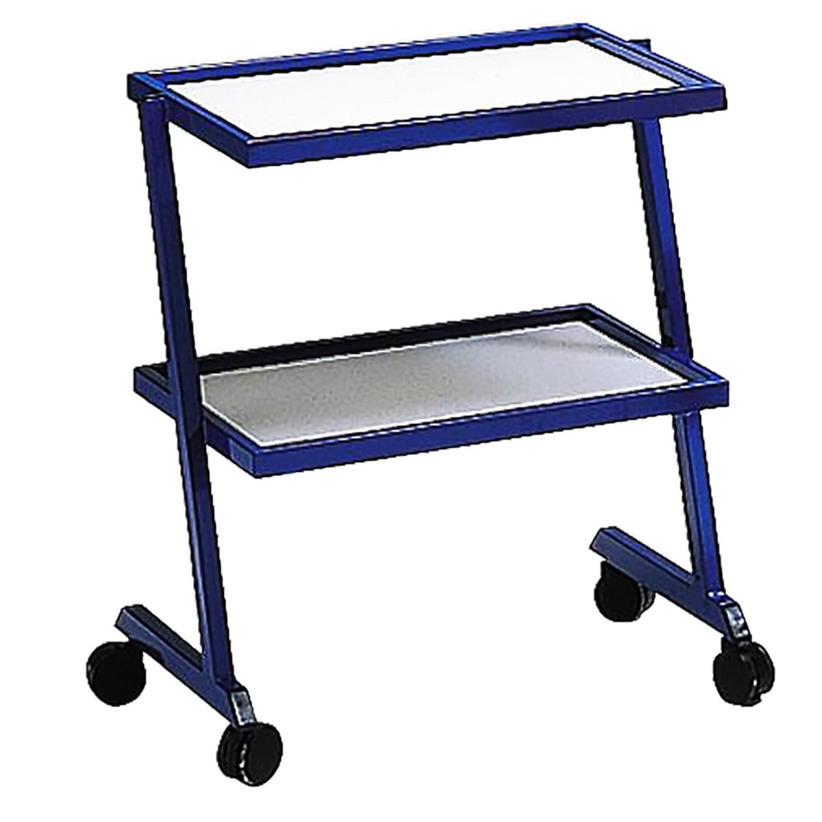 2 trays trolley