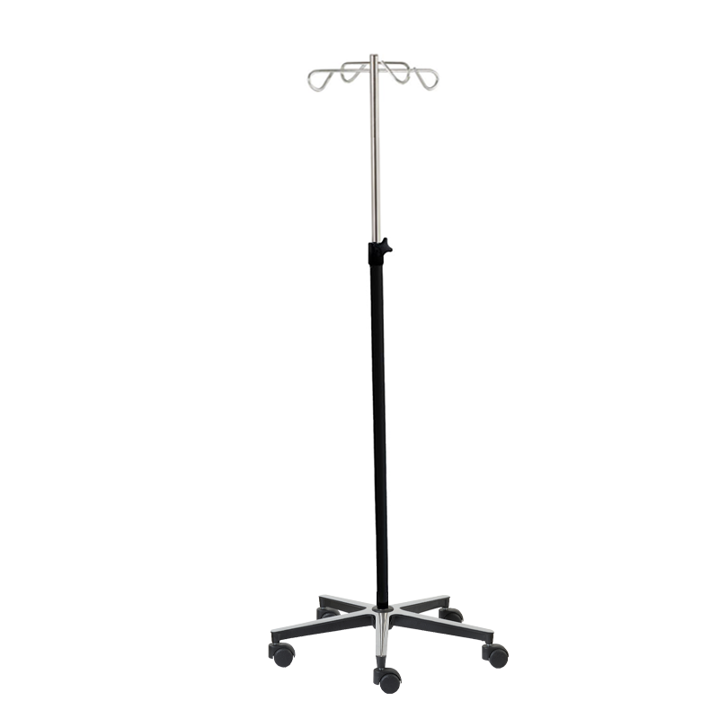 Infusion stand with 4 stainless steel hooks