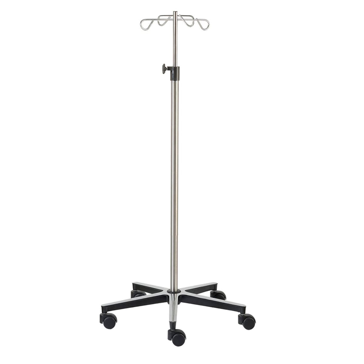 Infusion stand with 4 stainless steel hooks