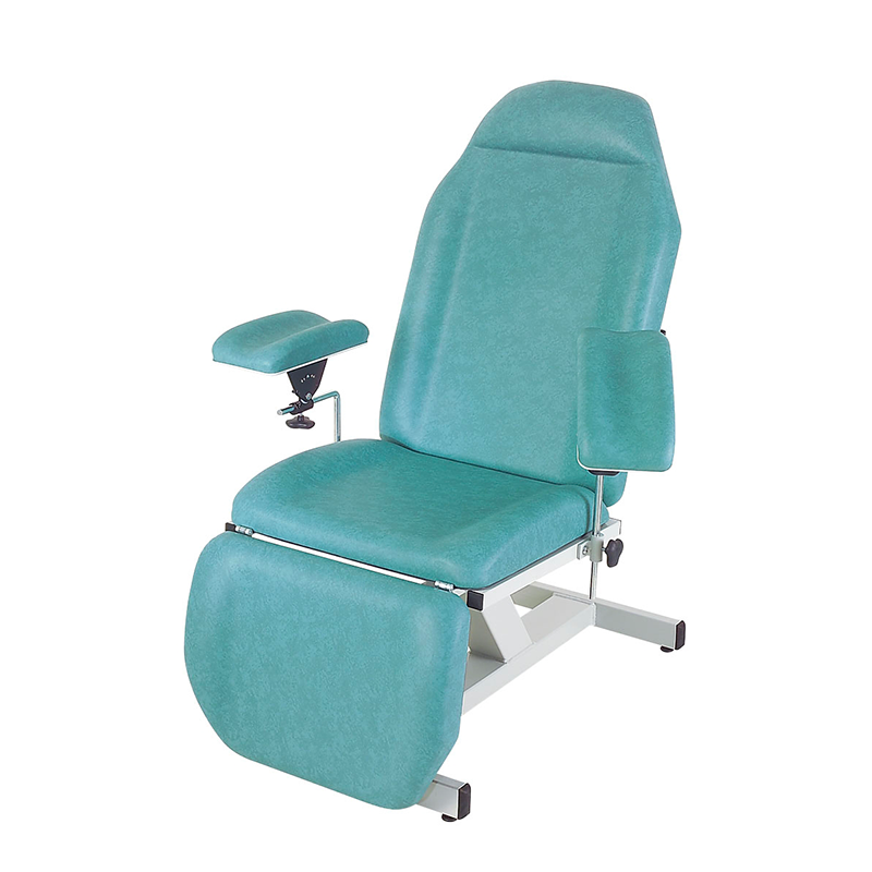 Blood chair height 50cm, 3 sections, non-rotative, with blood test splints