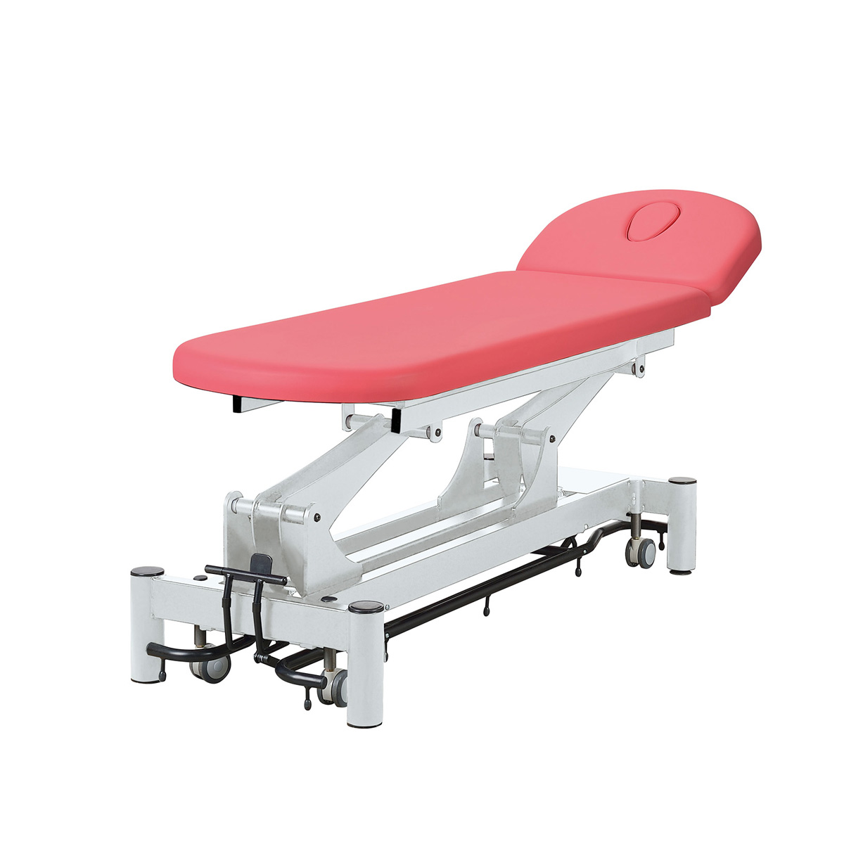 Physio/Osteo table 2 sections, with face hole, all around foot controller