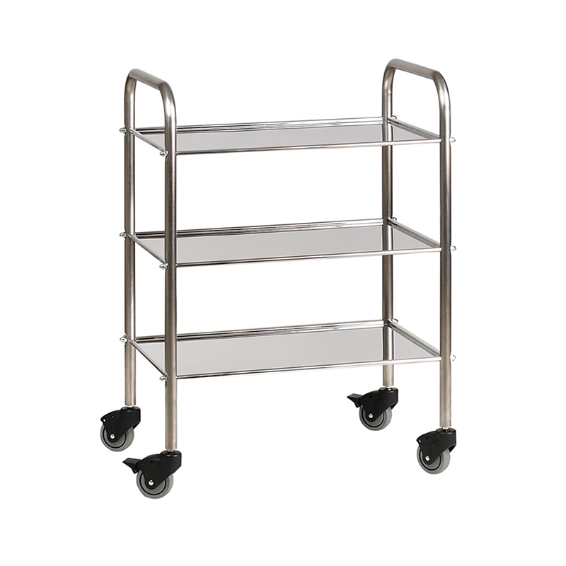 3 trays trolley