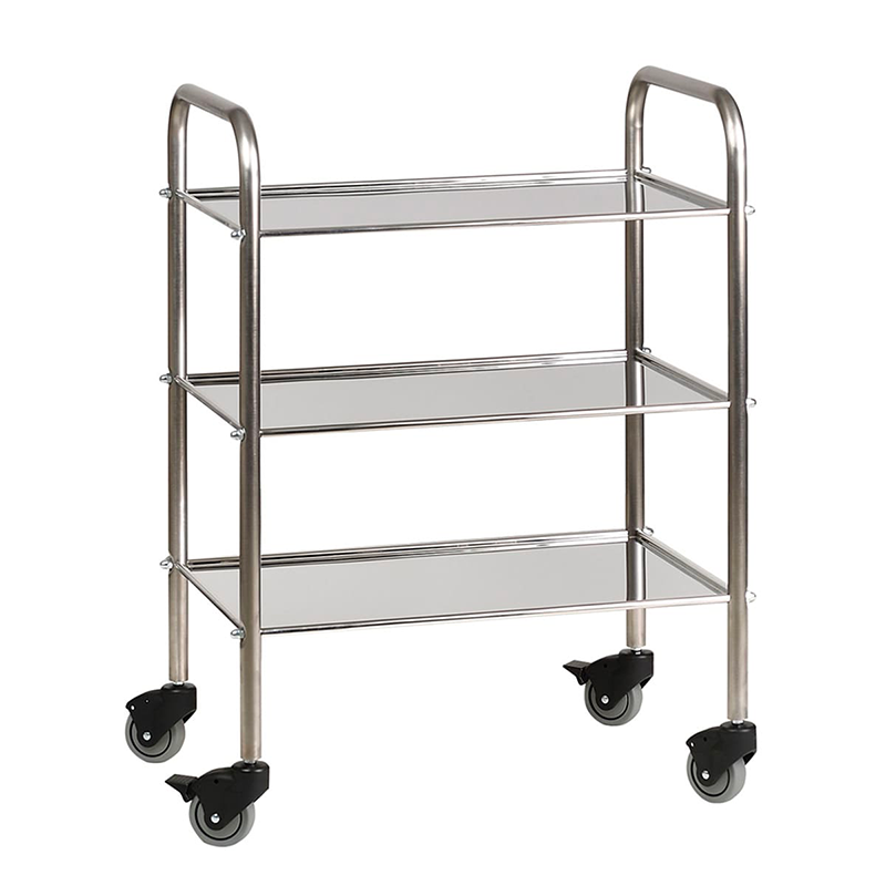 3 trays trolley