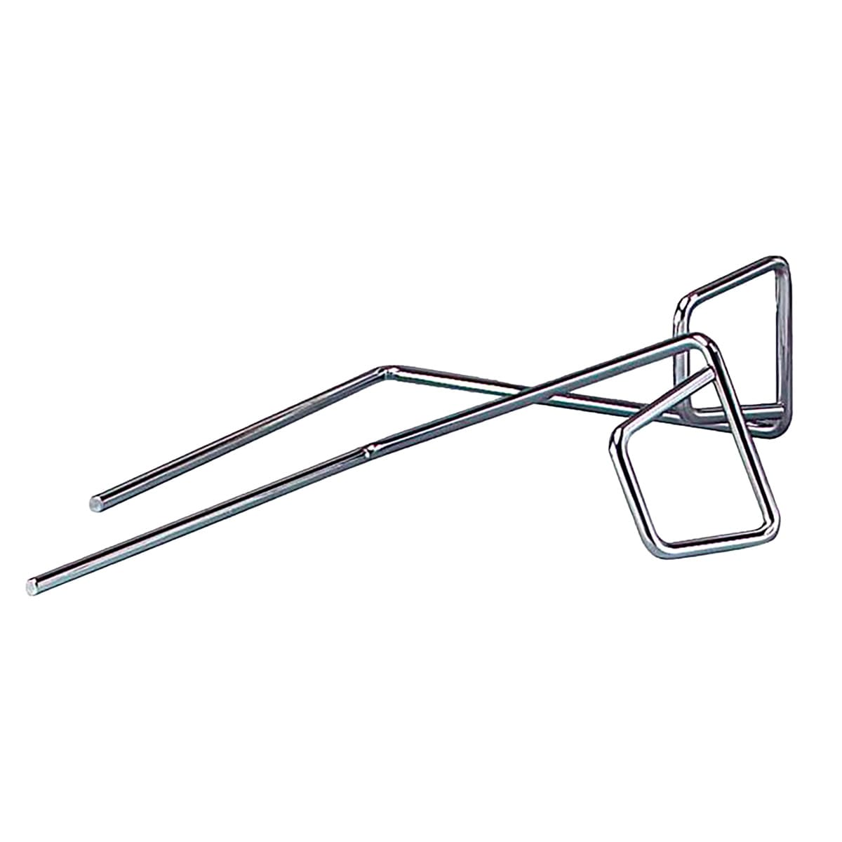 Pair of stainless steel stirrups diam. 14mm, without clamp