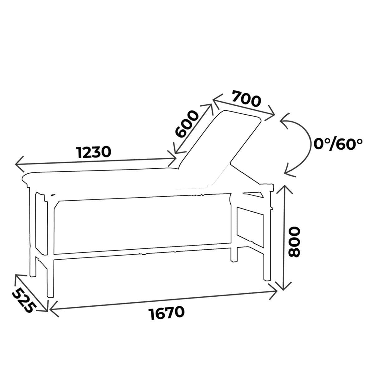 Office pack: Exam couch, Stool, Stepstool