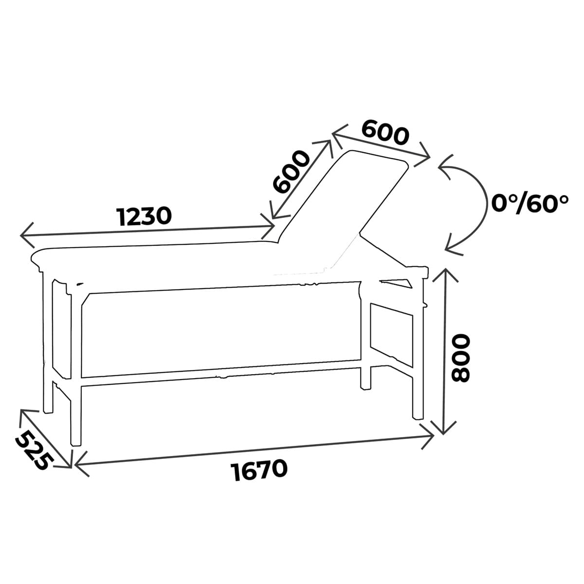 Pack cabinet: Divan d'examen, Tabouret, Marche pieds